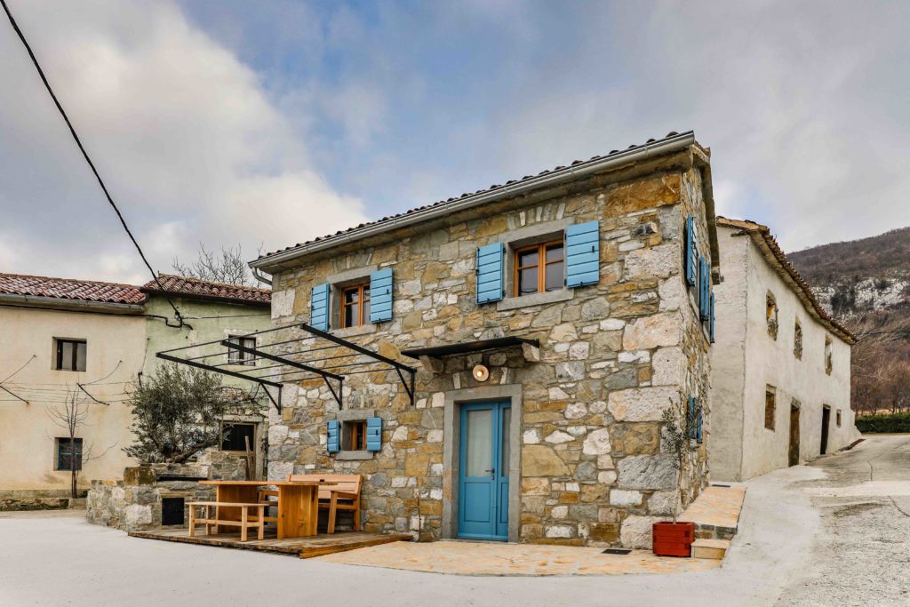 Mountain Lodge Istria - Stone Lodge I Unterkunft in Kroatien Istrien Kompanj